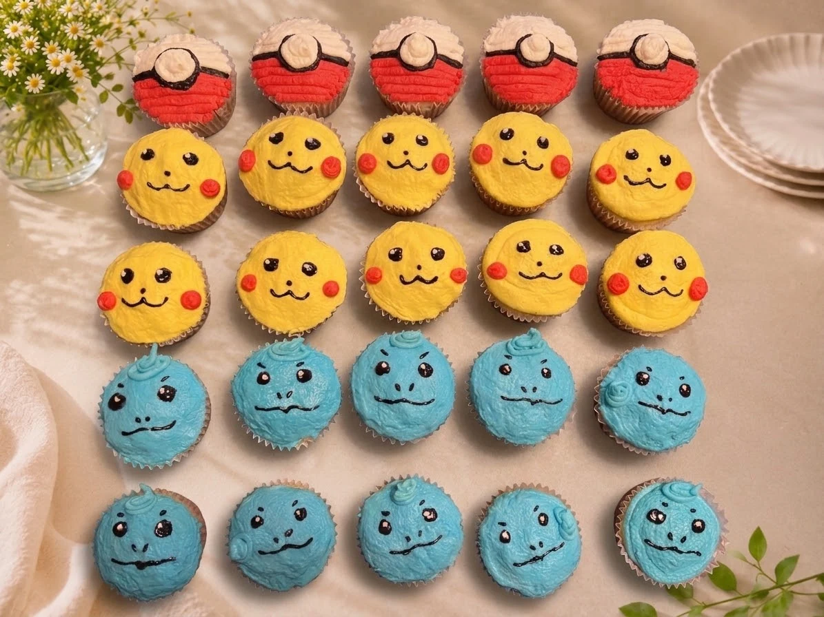 Character cupcakes B